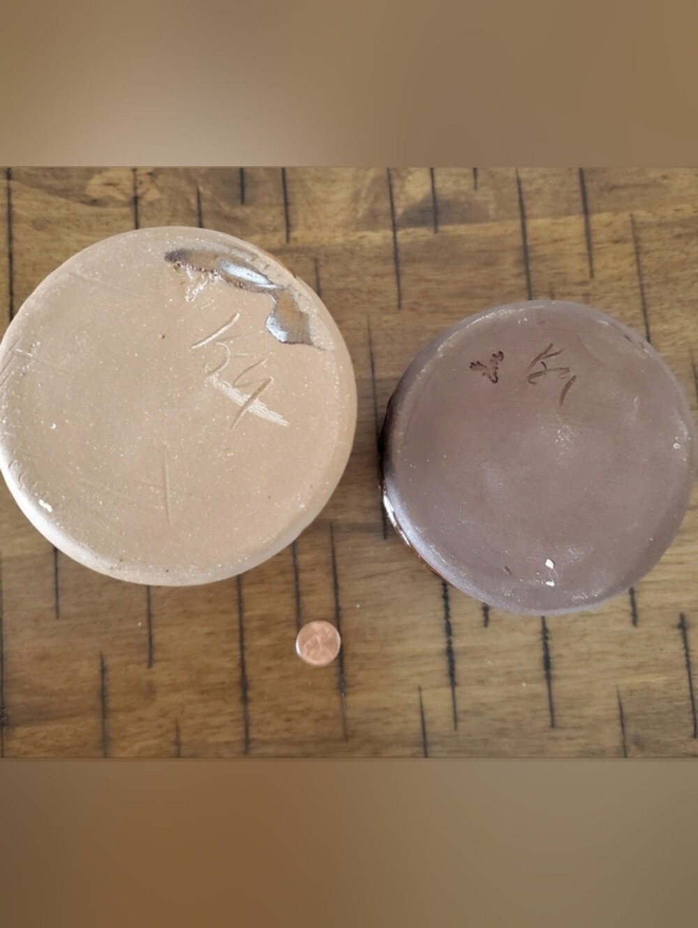 Artisan Stoneware Votive Lanterns with Autumn Maple Leaf Cutouts Set Of 2 - Picture 4 of 6